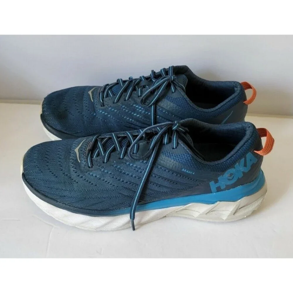 Hoka One One Mens Arahi 4 1106473 MBDBL Blue Running Shoes Sneakers Size 9.5